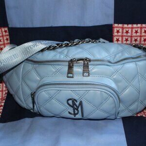 NWT Steve Madden Quilted Crossbody Sling Bag Color Green